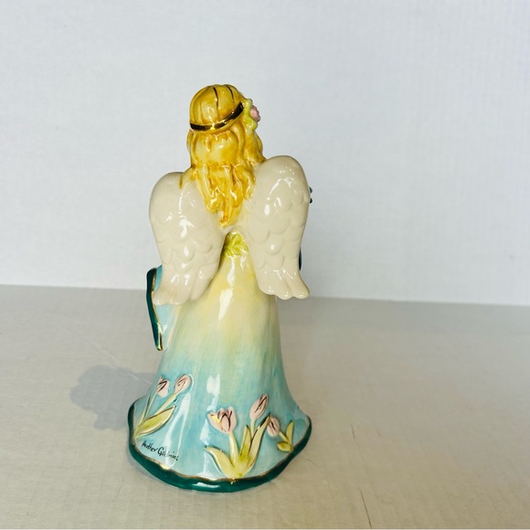 Blue Sky Ceramic Angel 2006 Spring Votive Holder by Heather Goldminc - Picture 4 of 8